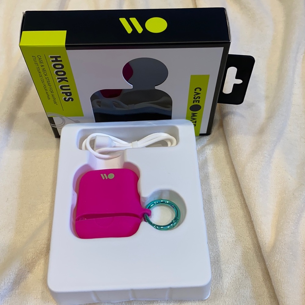 Case and neck strap for AirPods